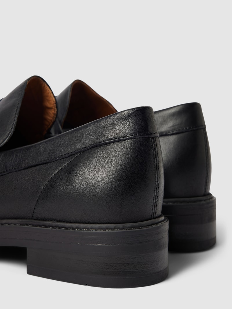 Penny Loafer mit flachem Absatz Modell 'BLAKE' in schwarz
