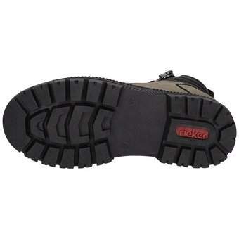 Rieker Schnür Boots in grün