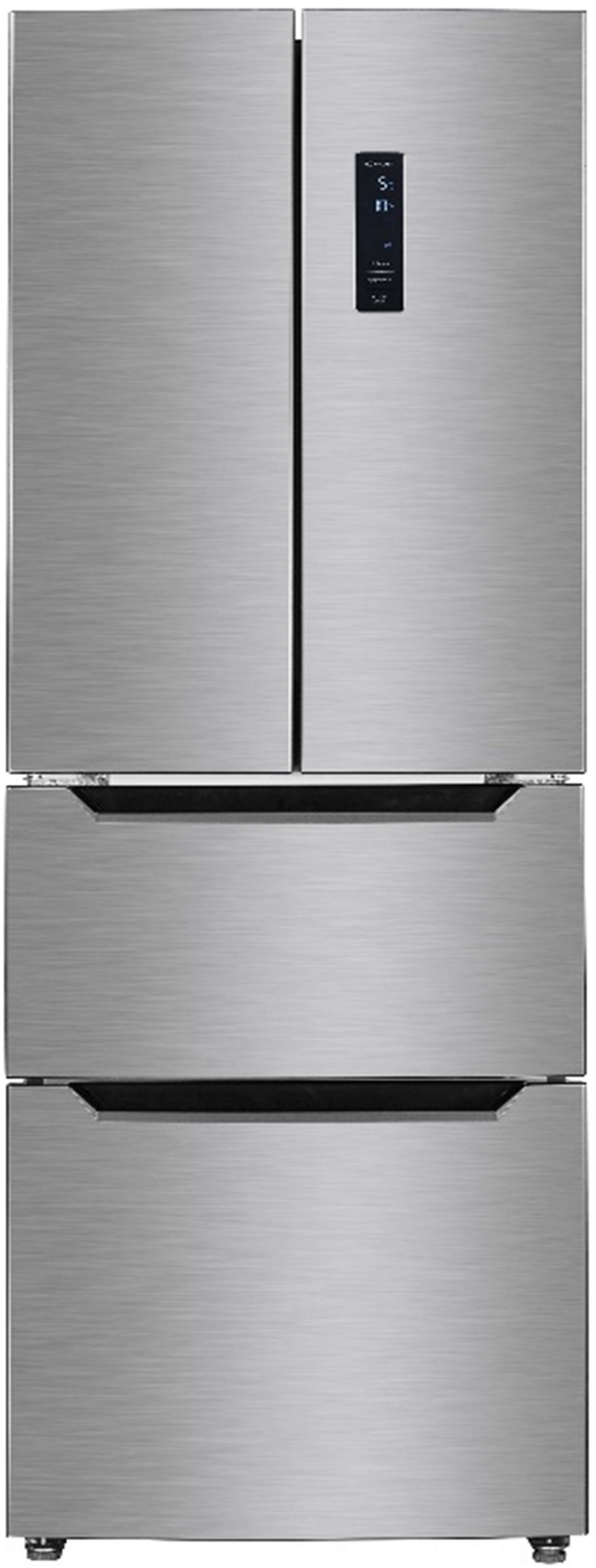 Wolkenstein Kühlschrank Wolkenstein FD351.4A++NF IX, 63.50 cm breit, Kontrollleuchte Betrieb, Kontrollleuchte Supergefrieren