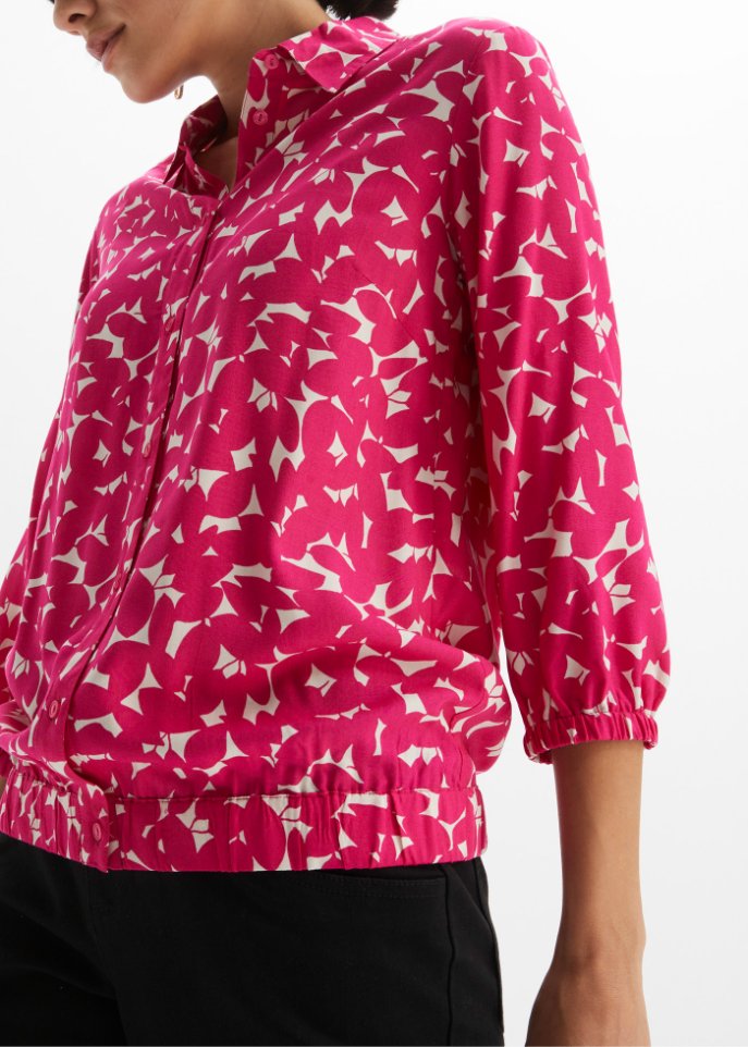 Bluse mit 3/4-Arm