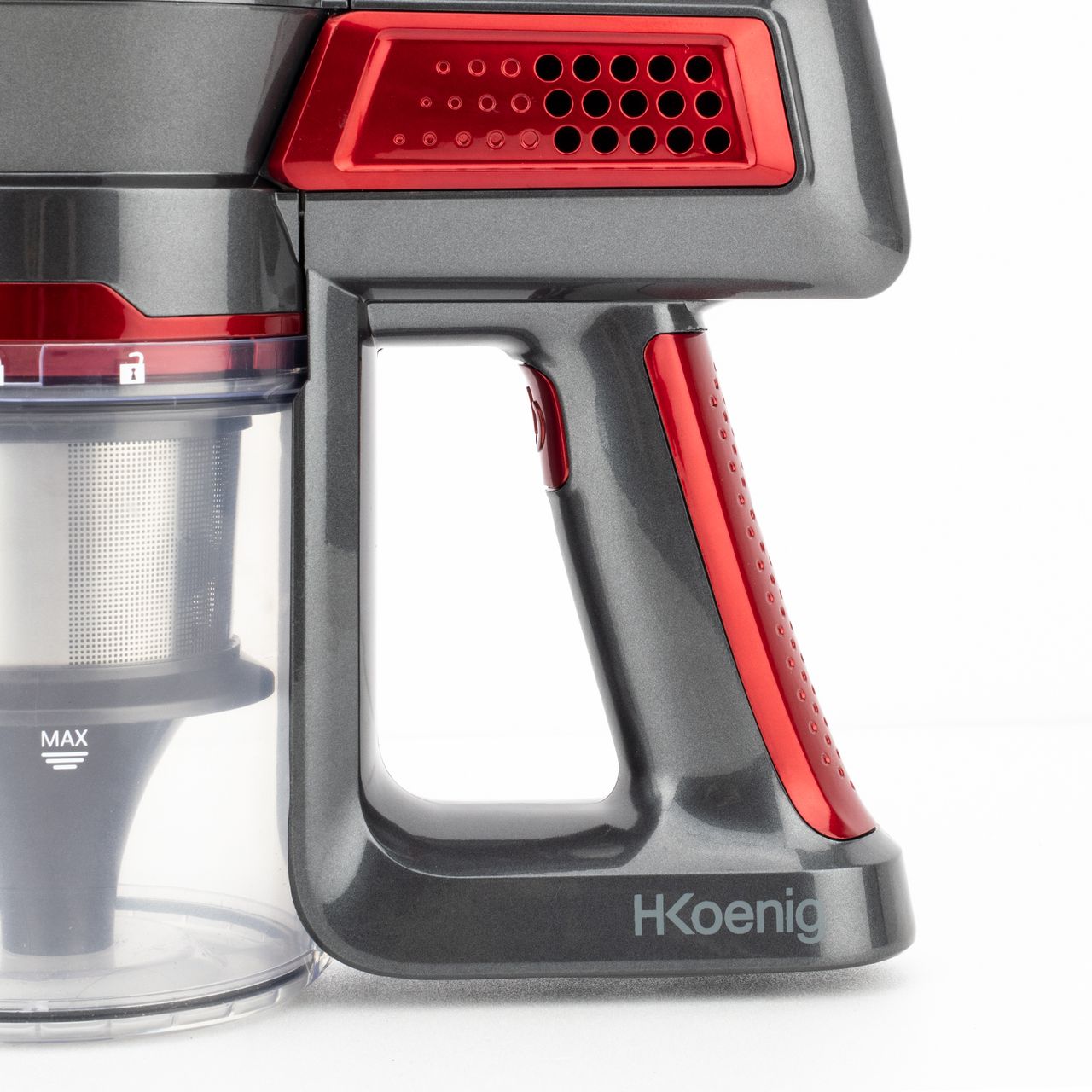 H.Koenig kabelloser Handstaubsauger UP810 mit bis zu 35 min Autonomie, 160 Watt