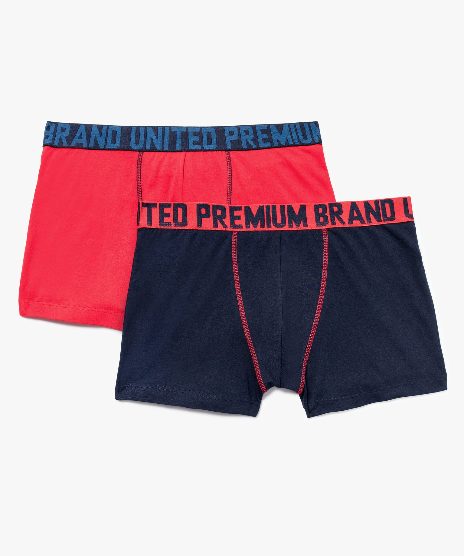 Boxer homme à ceinture imprimée (lot de 2) multicolore | GEMO