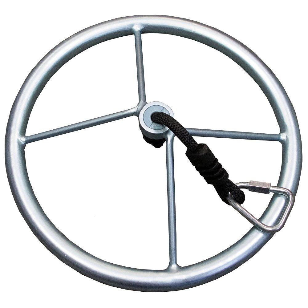 Slackers Slackline Ninja Wheel, Kugelgelagertes Drehgelenk, rundes Drehverhalten