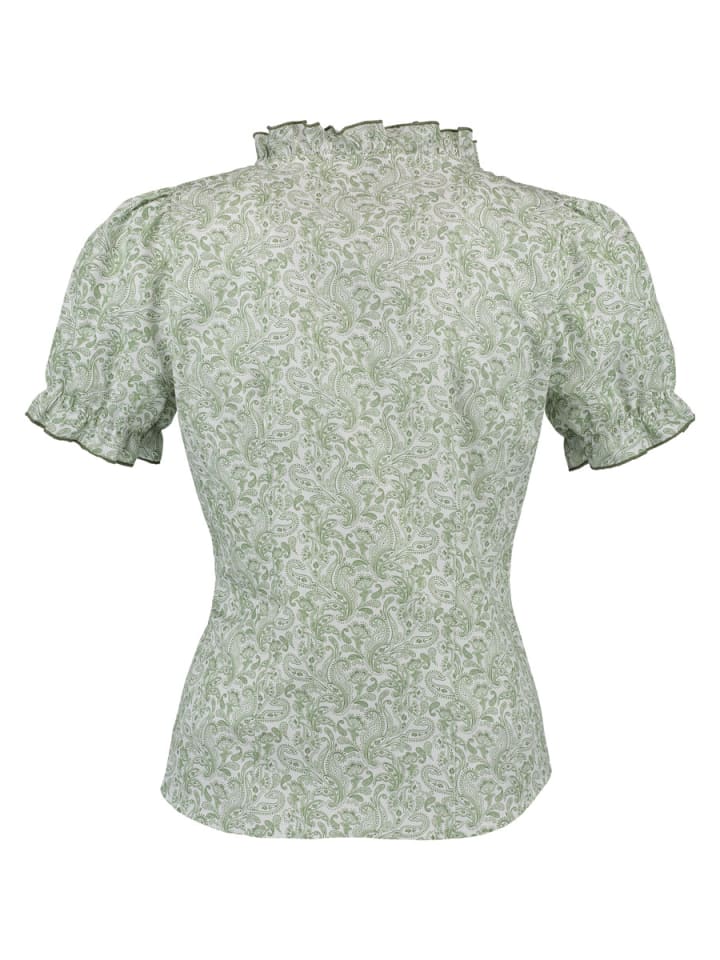 OS-Trachten Trachtenbluse Lyosur in khaki/schlamm günstig kaufen 52