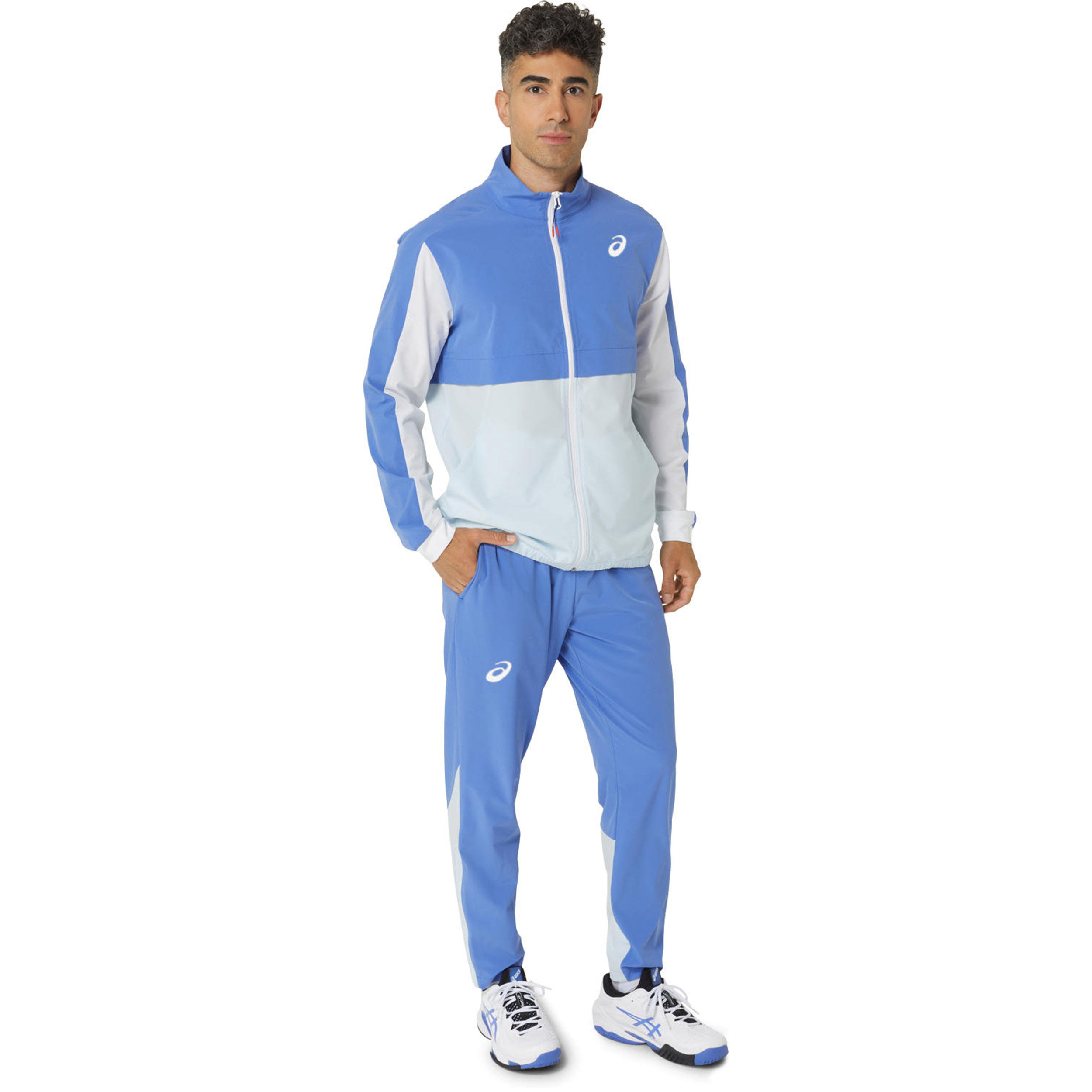 Match Trainingsjacke Herren - Blau, Hellblau