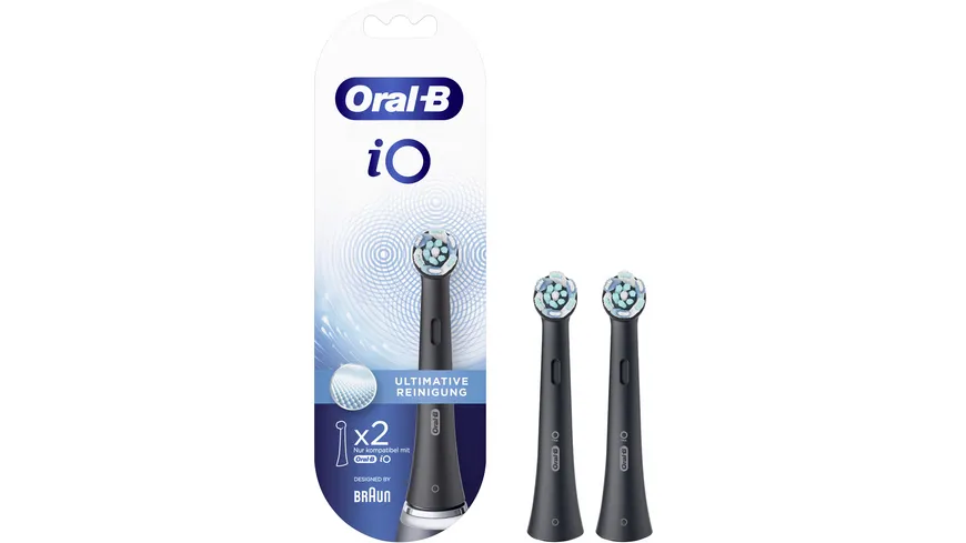 Oral-B Aufsteckbürsten iO Ultimative Reinigung BLACK 2er