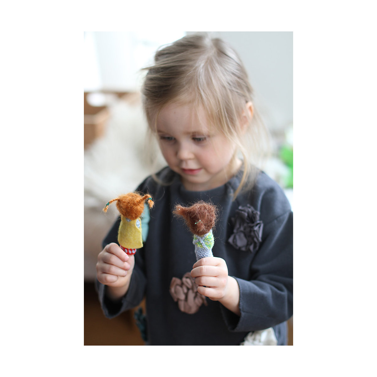 Fingerpüppchen häkeln und nähen