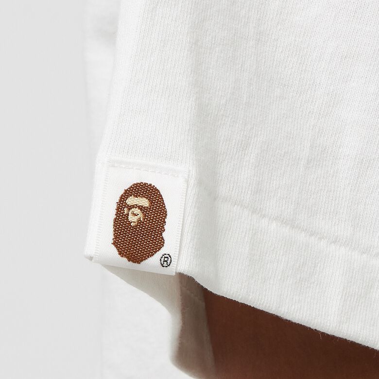 A Bathing Ape Color Camo College Tee M white/purple