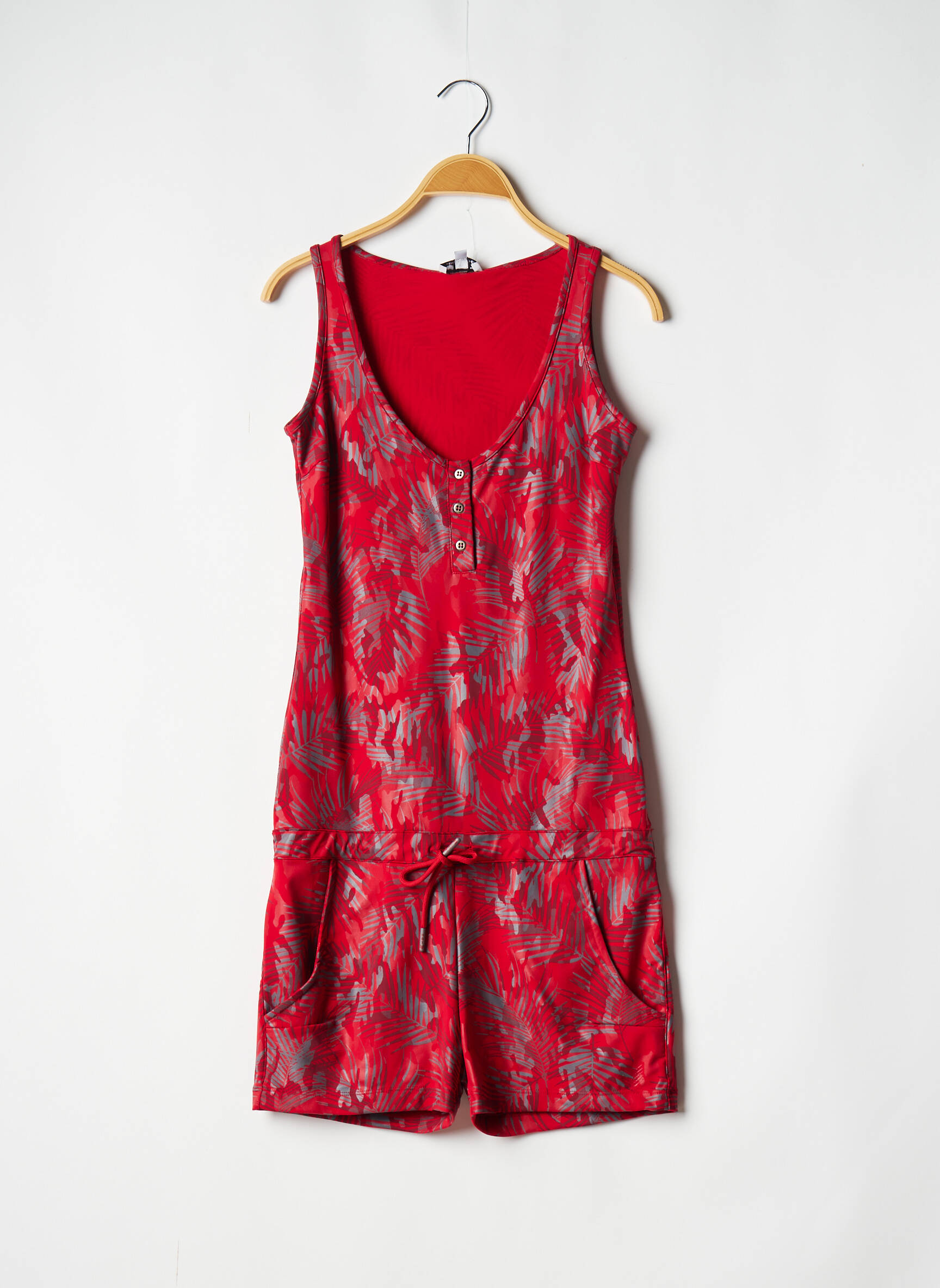 Hbt Combi Shorts Femme couleur rouge