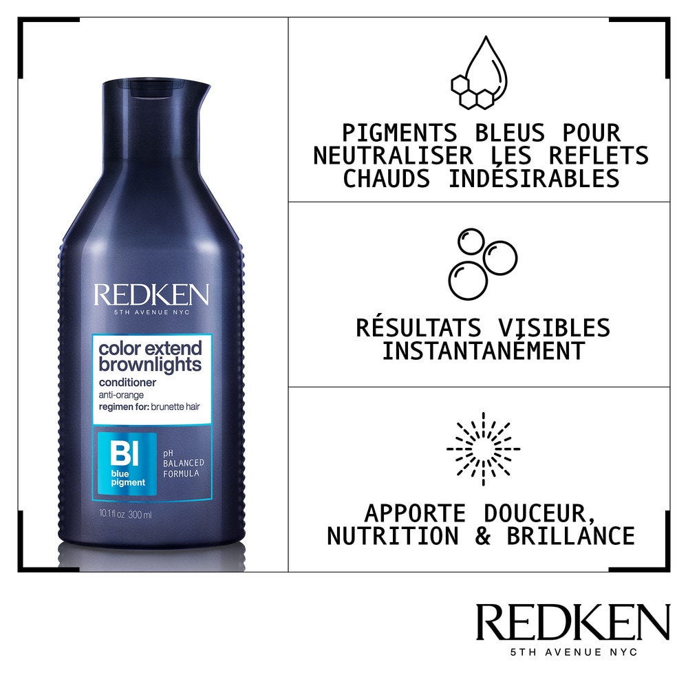 Redken Color Extend Brownlights Après-shampoing neutralisant cheveux bruns