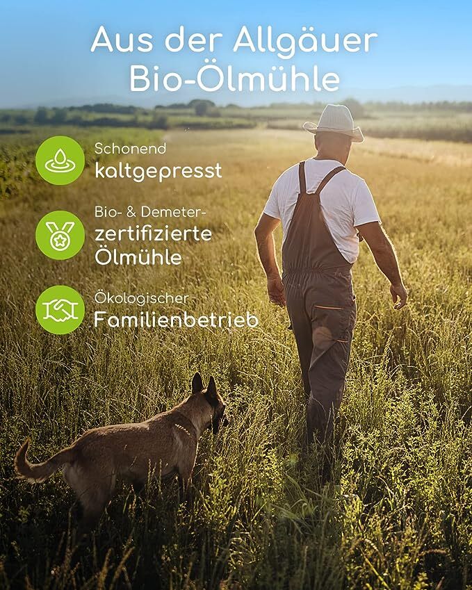 Wolfsbacher Natur Ergänzungsfutter & Aufzucht Wolfsbacher Natur Bio Barf Öl 500 ml