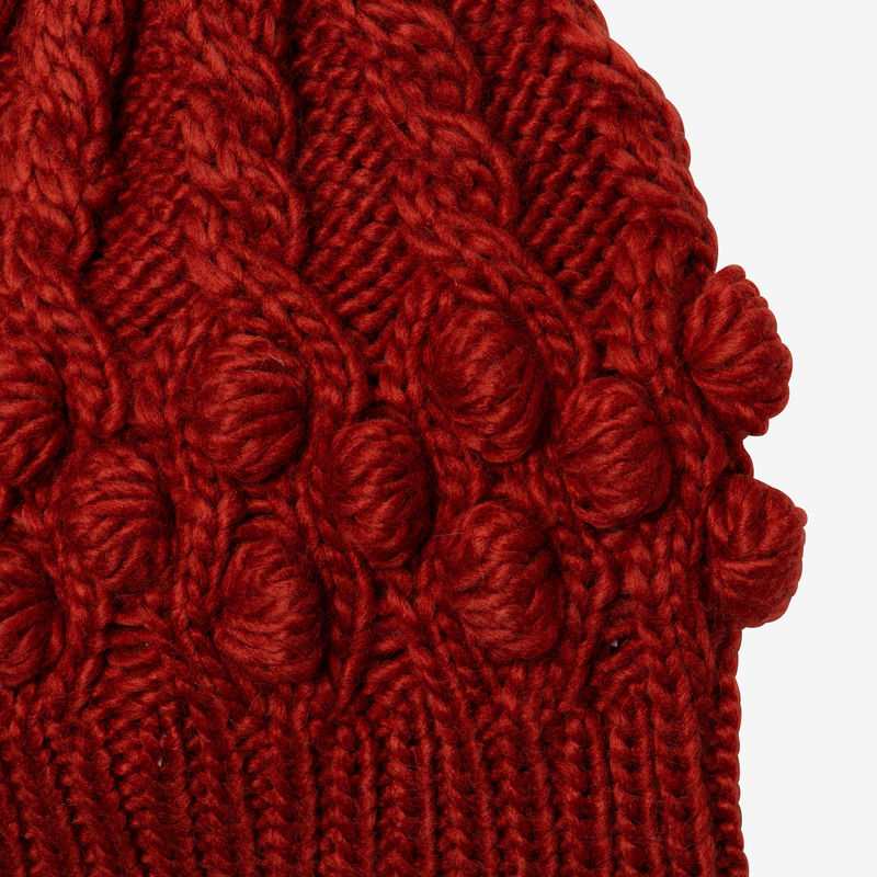 Bonnet fille tricot fantaisie caramel Catimini