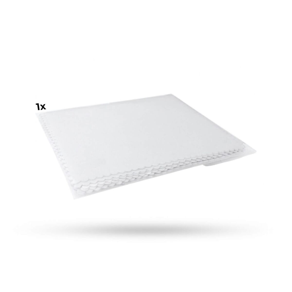 ZviZZer Applikator Velourtuch 15×10 weiß