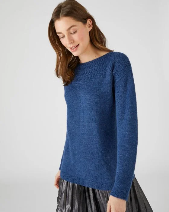 Pull chaud motif chevrons Thermolactyl