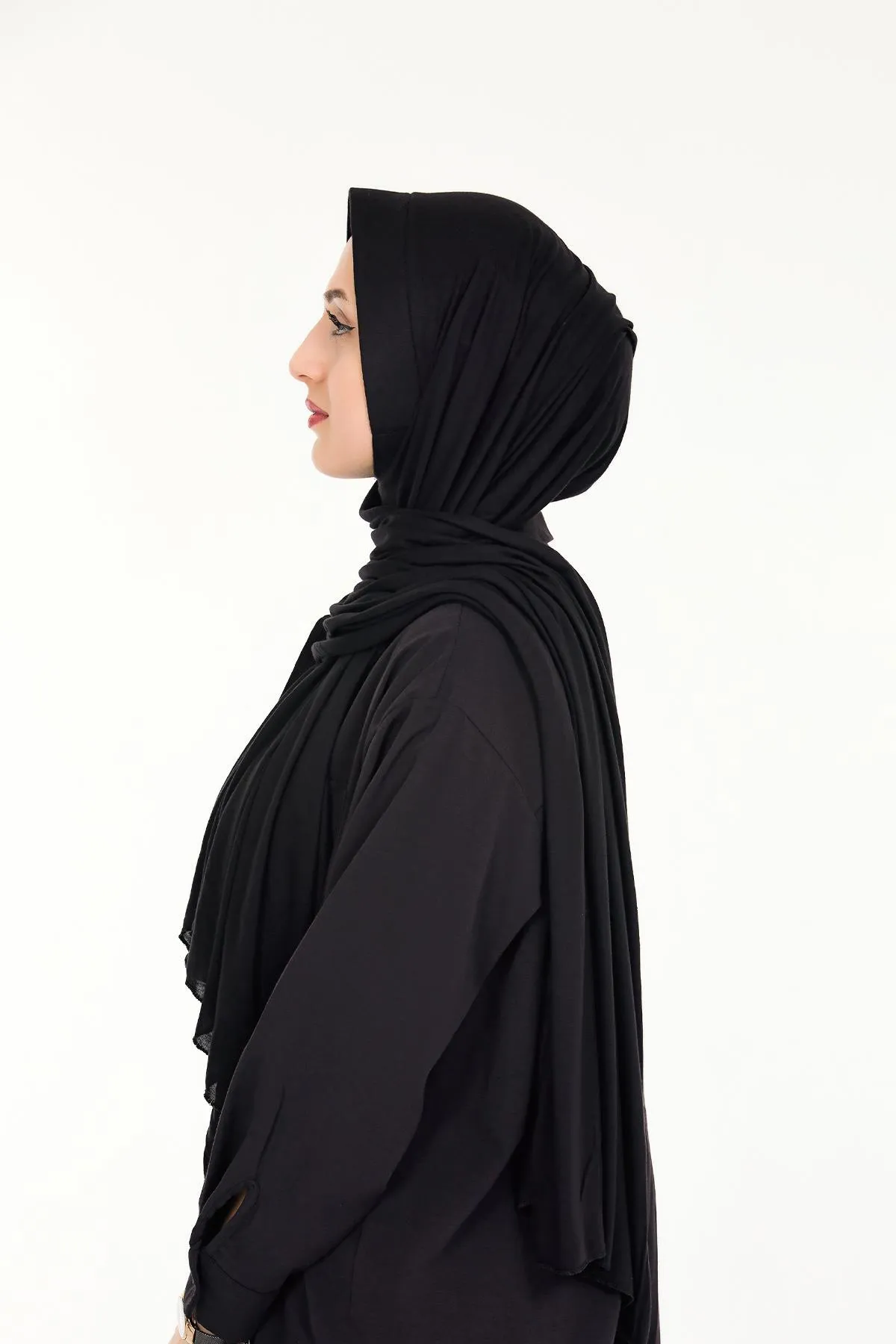 Sensu  Praktischer, aufsteckbarer Hijab-Schal aus gekämmter Baumwolle