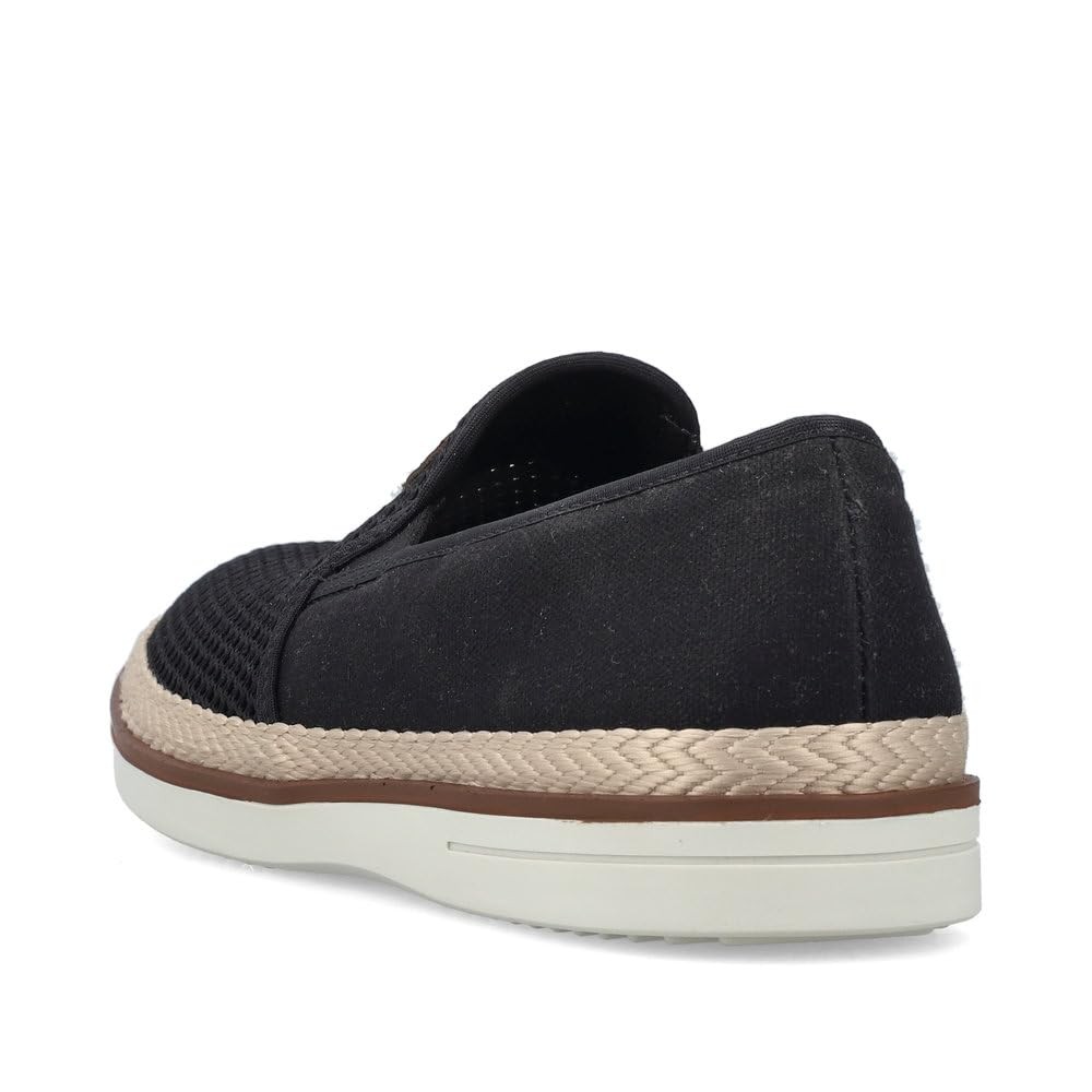 RIEKER Komfort Slipper schwarz