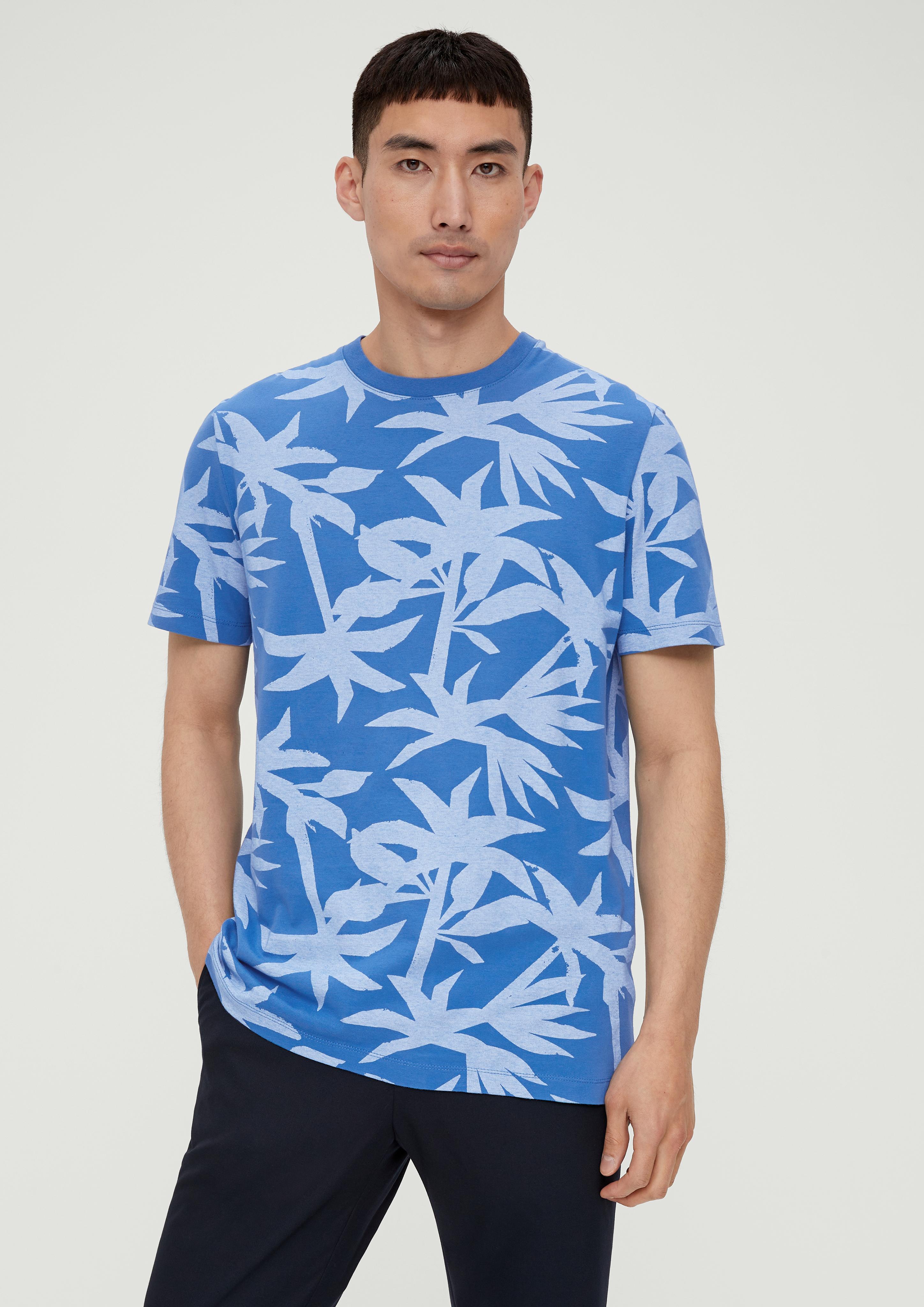 Baumwollshirt mit Allover-Print  2131386-54A2