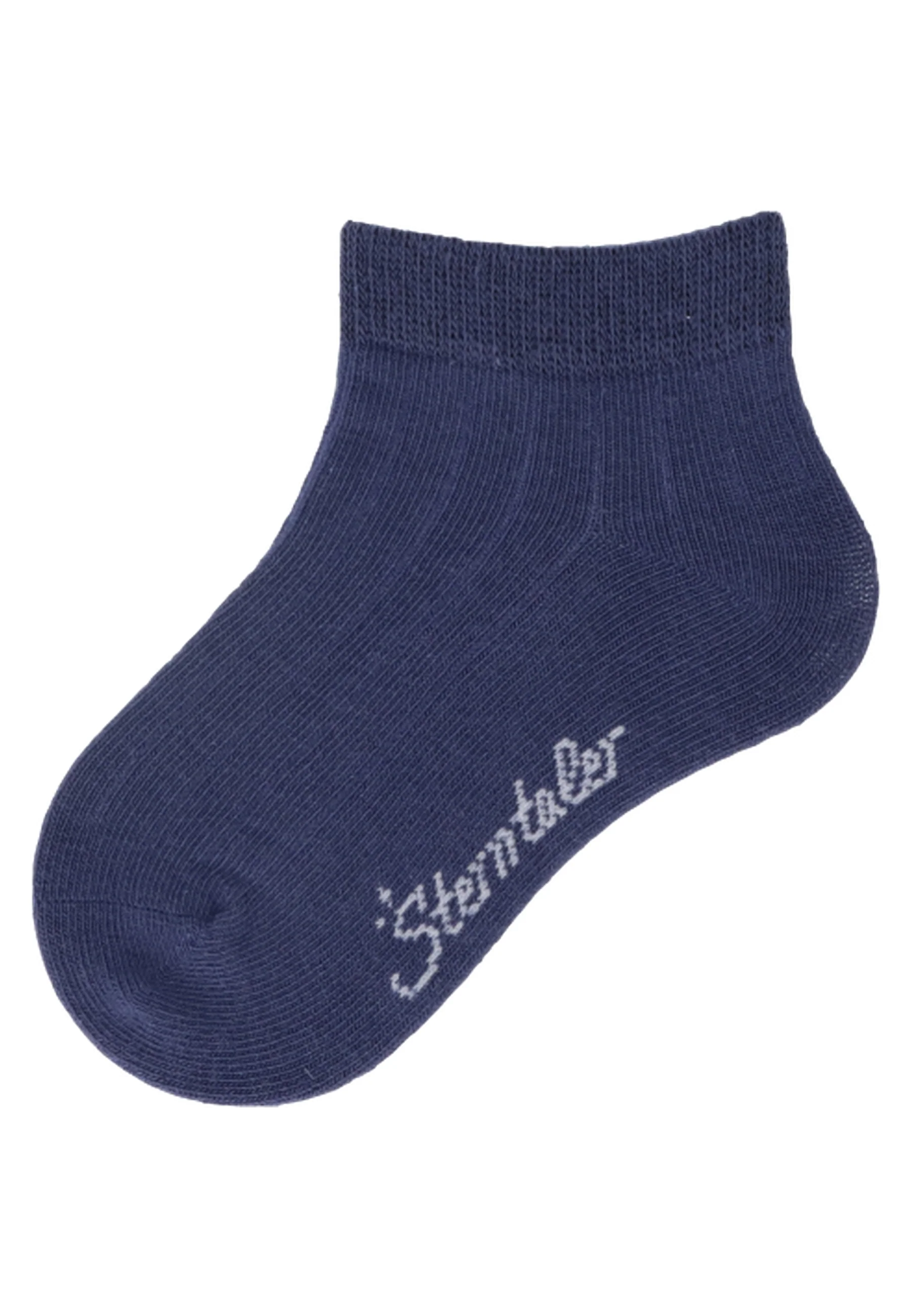 Socken im 3er Pack mit Rippenoptik in versch. Farben