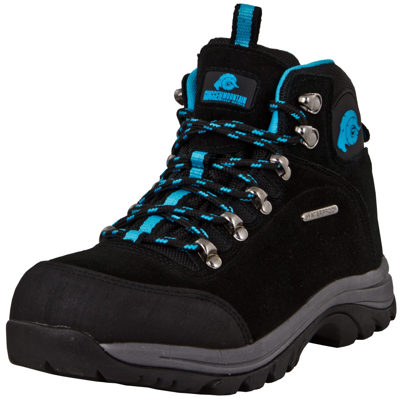 GUGGEN MOUNTAIN Freizeit Schnürer blau Wanderschuh von GUGGEN Mountain