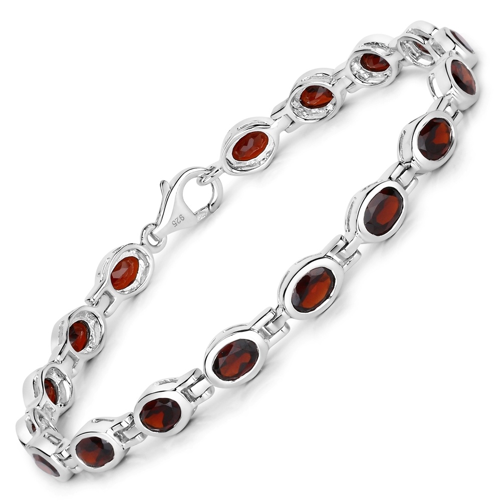 Rafaela Donata Bracelet Argent sterling Grenat en Argent Bracelet