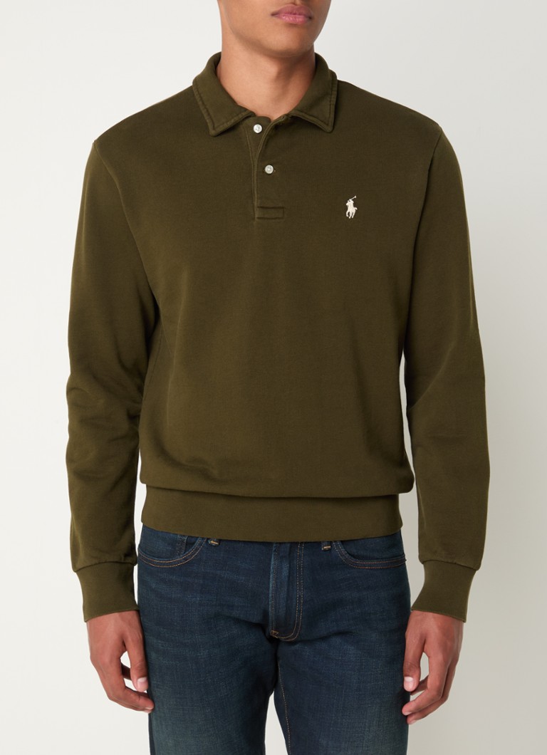 Ralph Lauren regulāra piegriezuma polo krekls ar izšuvumu no logotipa