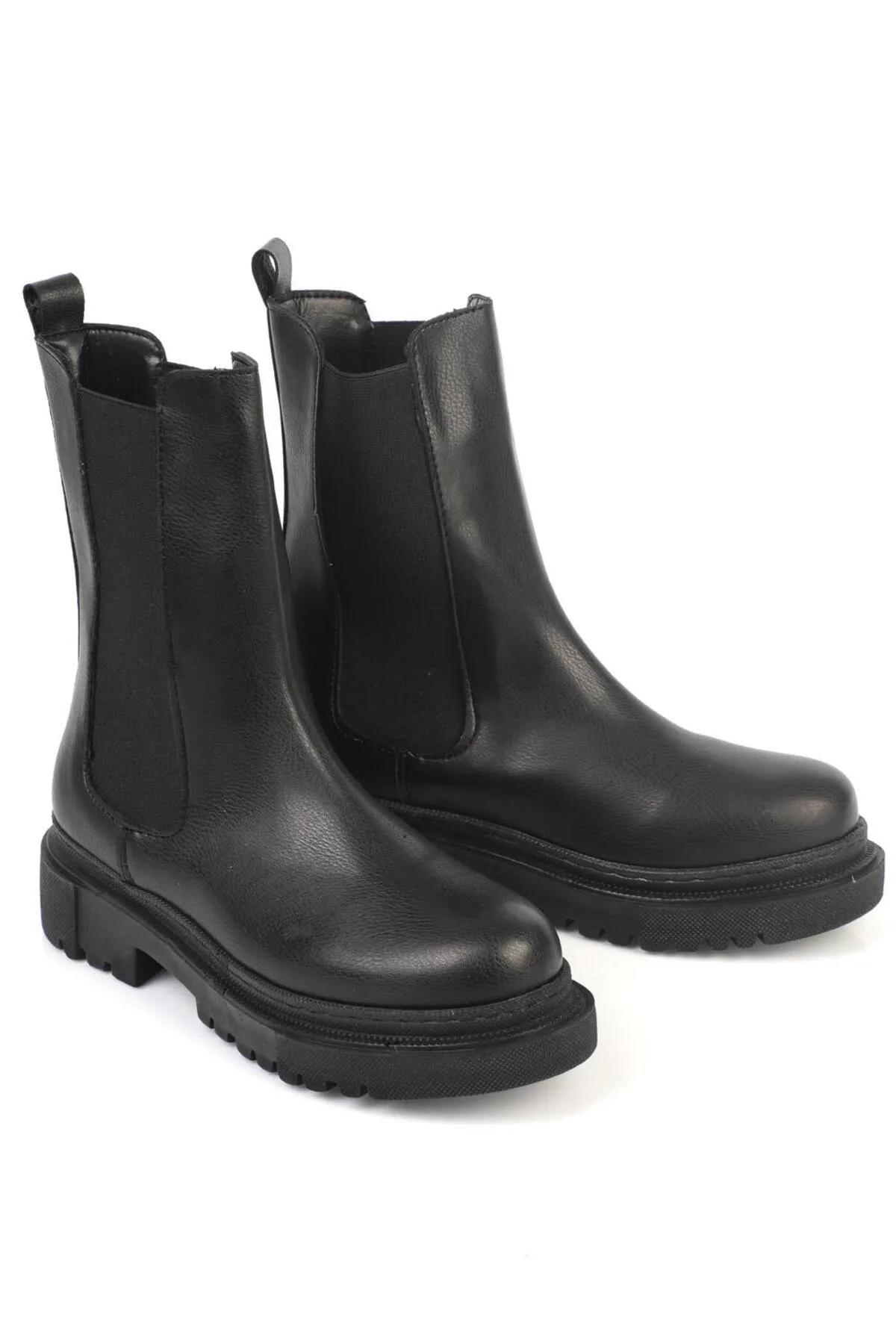 Capone Outfitters  Stiefelette - Schwarz - Blockabsatz