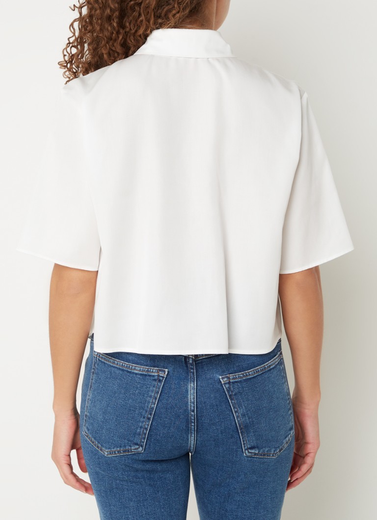 Zkrácená halenka Marc O'Polo Denim z lyocellu