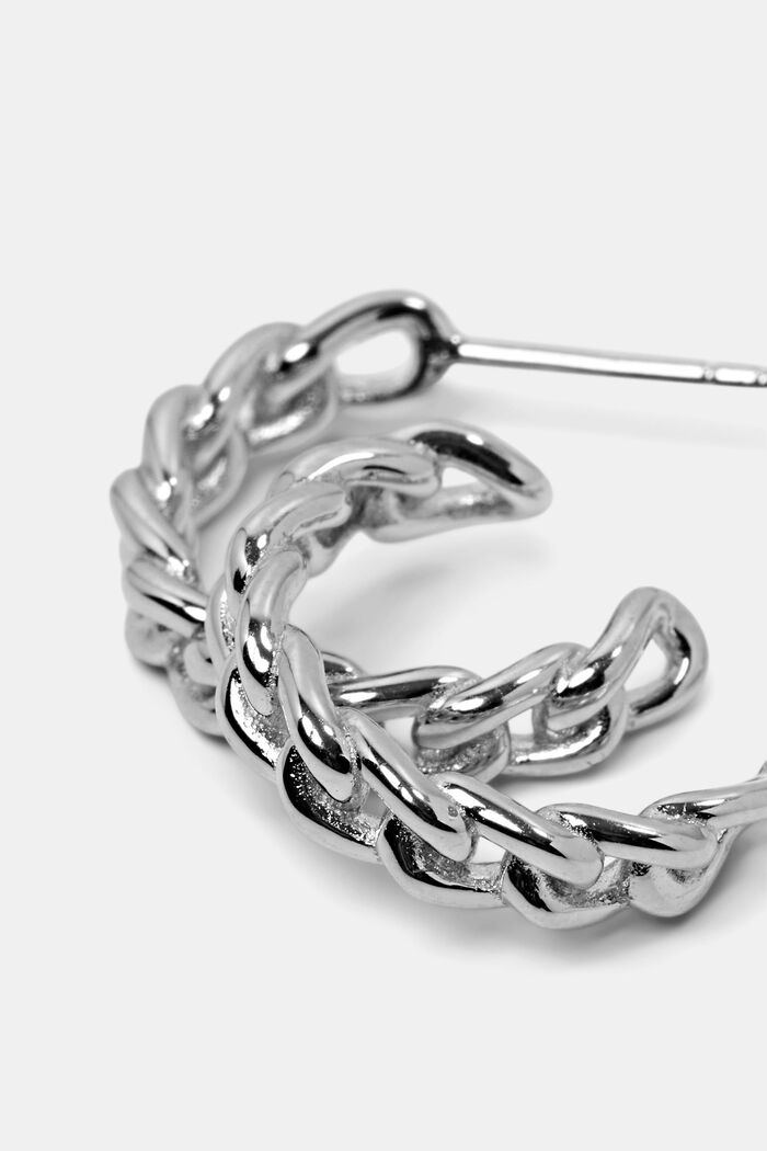 Mini-Glieder-Creolen aus Sterlingsilber