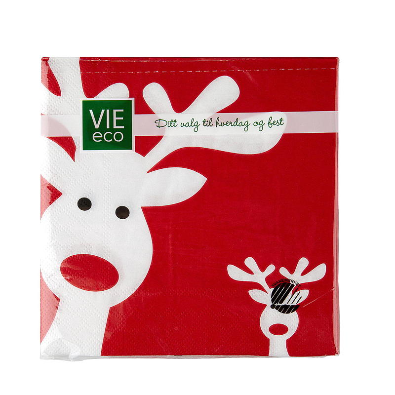 Vie Eco Servietter 20-pk 33x33 cm juledesign