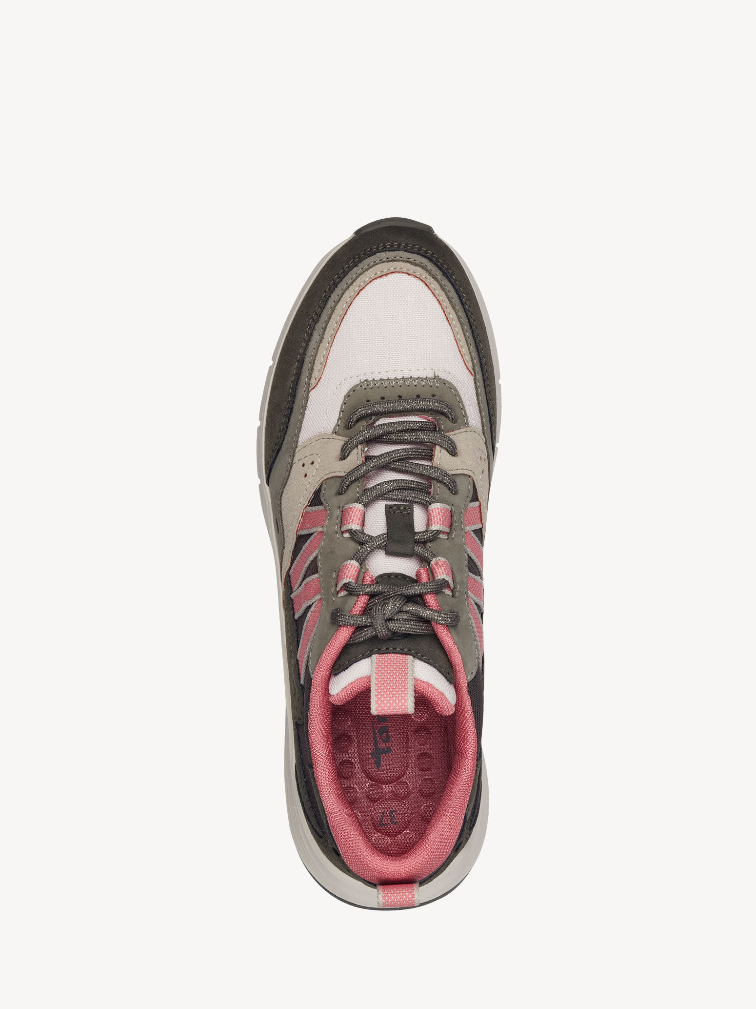 Basket en cuir - vert