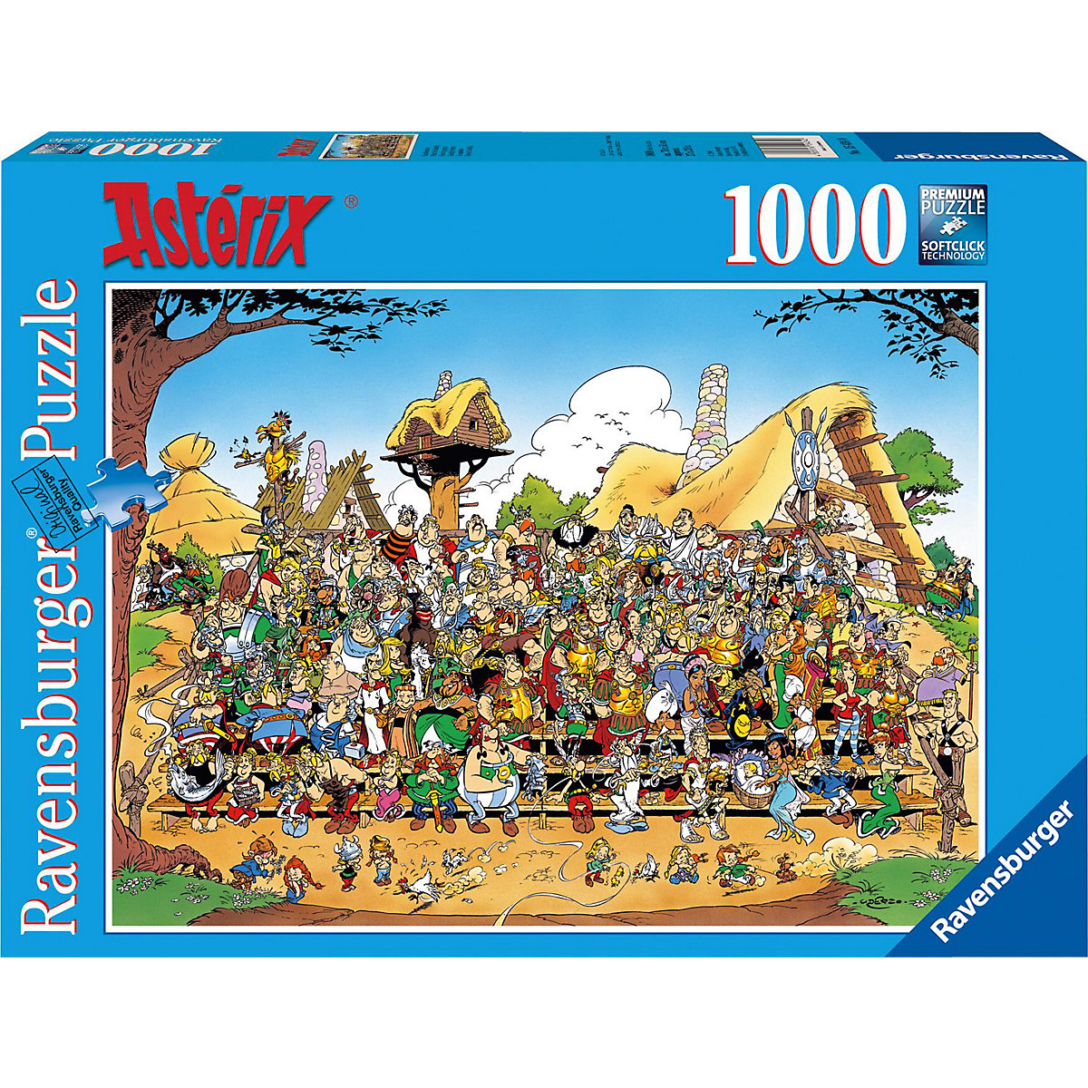 Puzzle 1000 Teile, 70x50 cm, Asterix, Familienfoto