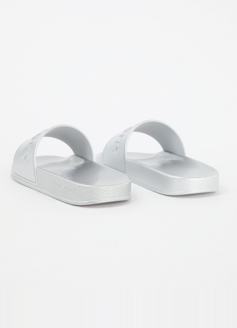 Givenchy Slipper with metallic finish and logo