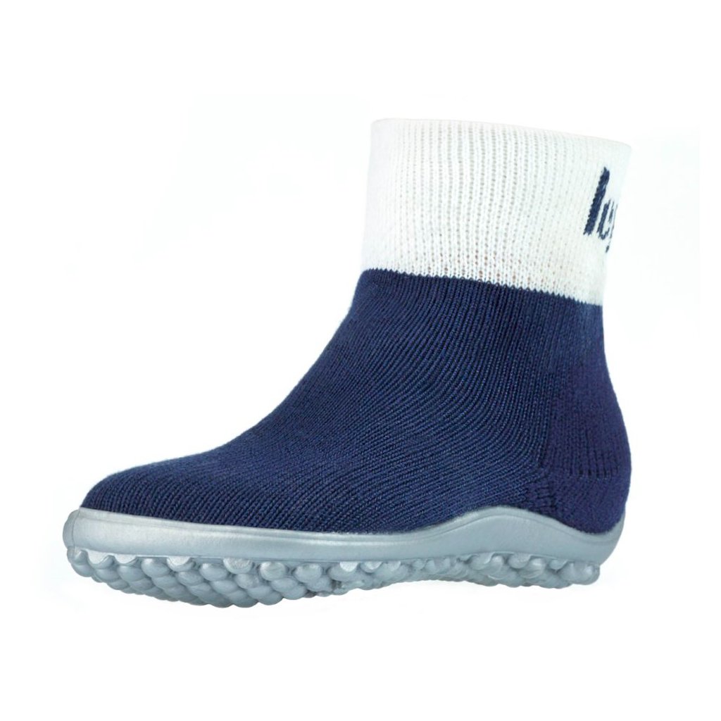 Leguano Leguanito marineblaue Sockenschuhe