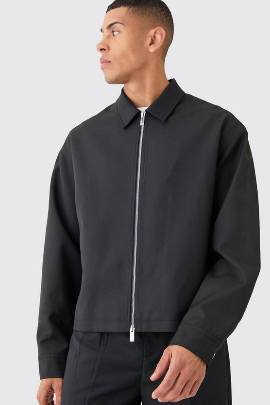 Smarte Jacke mit Reißverschluss