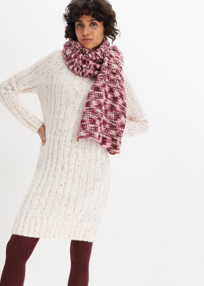 Strickkleid mit Wollanteil