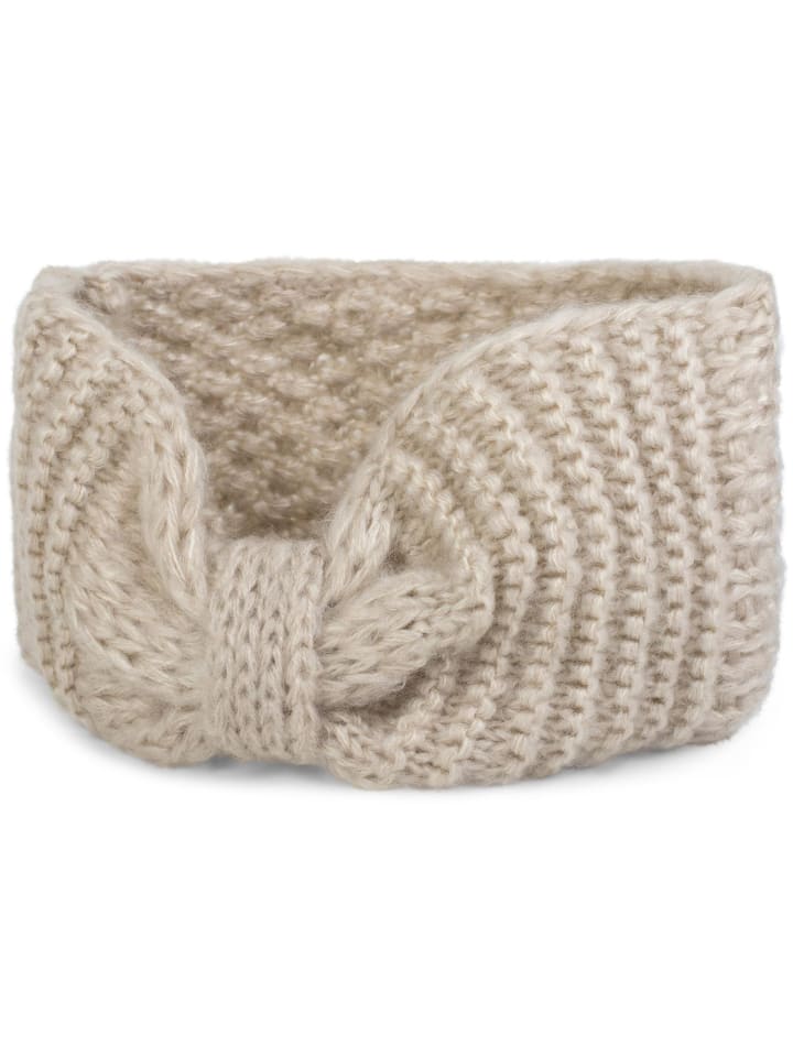styleBREAKER Strick Stirnband in Beige günstig kaufen onesize