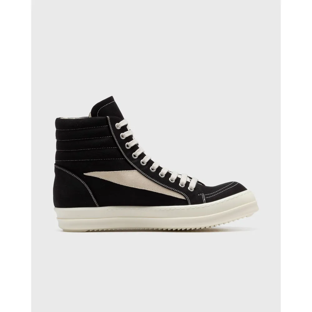 Rick Owens DRKSHDW LIDO HIGH VINTAGE SNEAKS DU01D1810-BLACK-MILK-MILK / schwarz