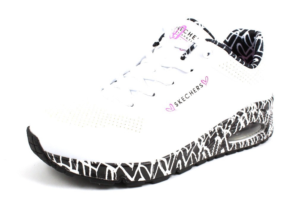 SKECHERS Freizeit Schnürer weiss