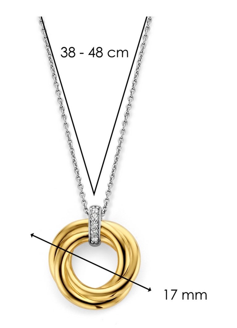 TI SENTO - Milano Fine silver necklace 3972ZY