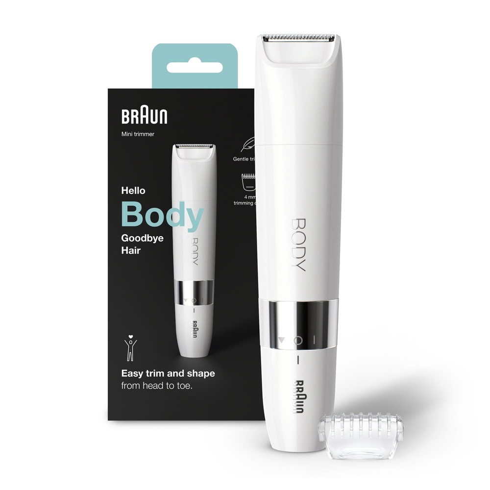braun Braun Body Mini BS1000 - Tondeuse CorpsÉlectrique Pour Femme Et Homme Rasoir Electrique
