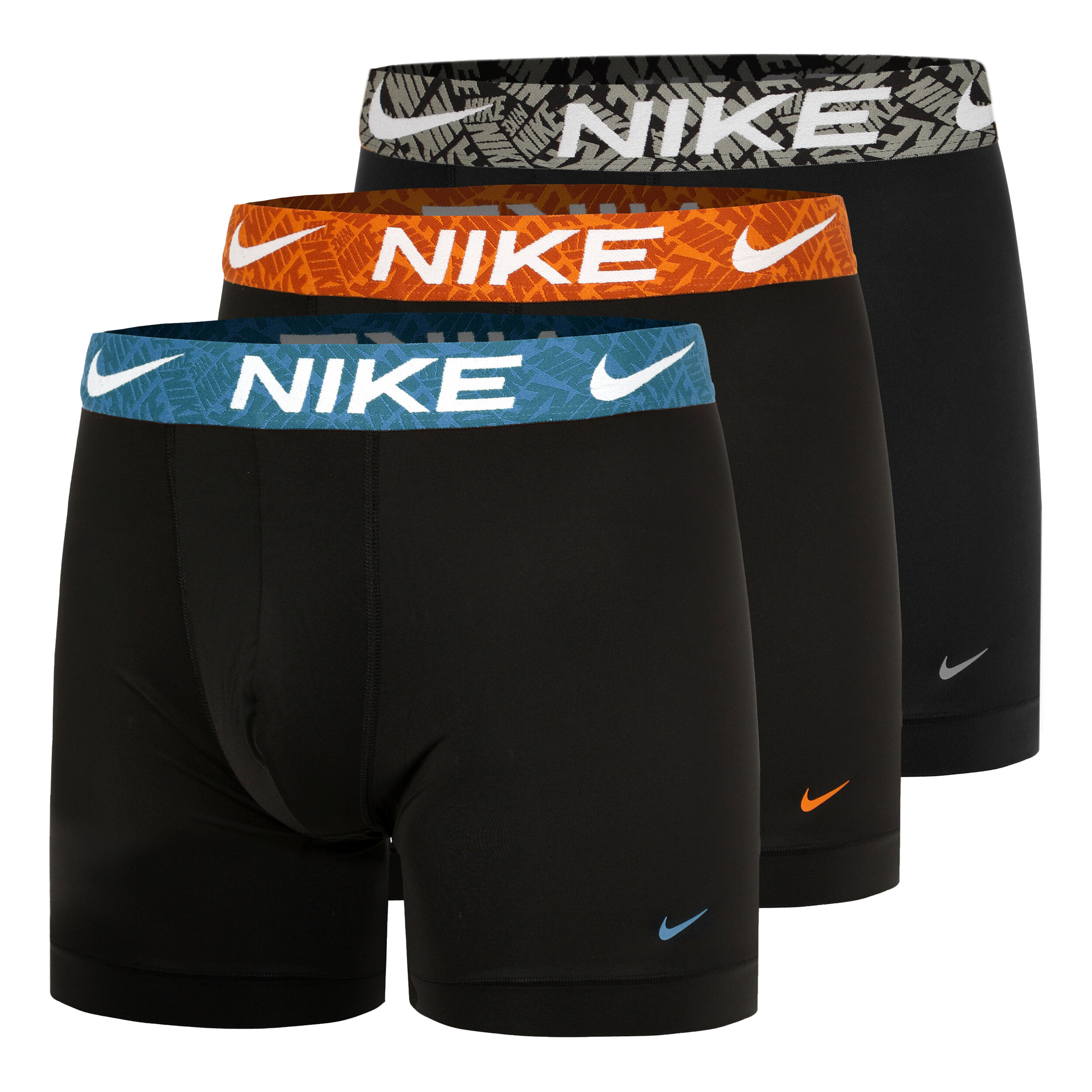 Essential Micro Boxer Brief Boxer Short 3er Pack Herren - Schwarz, Mehrfarbig