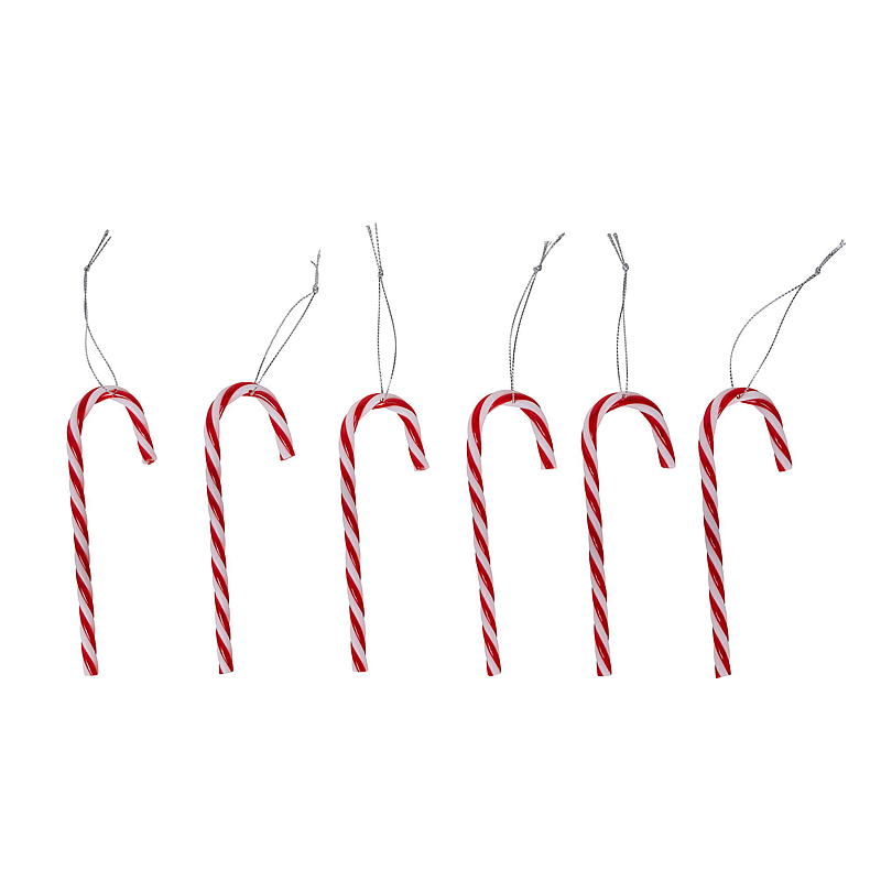 Home Candy Cane 4x13,5x0,3 cm rød/hvit