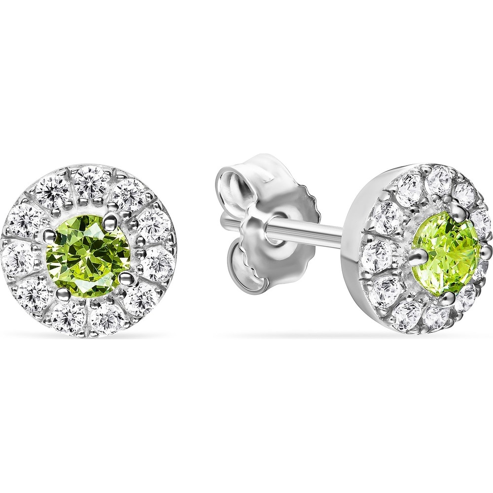 FAVS Boucles d'oreilles à fermoir à poussette 925 Argent Boucles d'oreilles