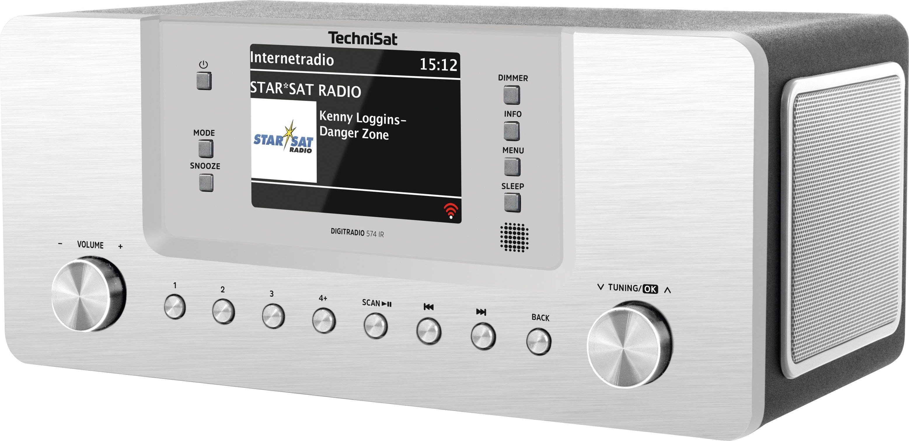 TechniSat DIGITRADIO 574 IR Radio (Digitalradio (DAB), Internetradio, UKW mit RDS, 10 W)