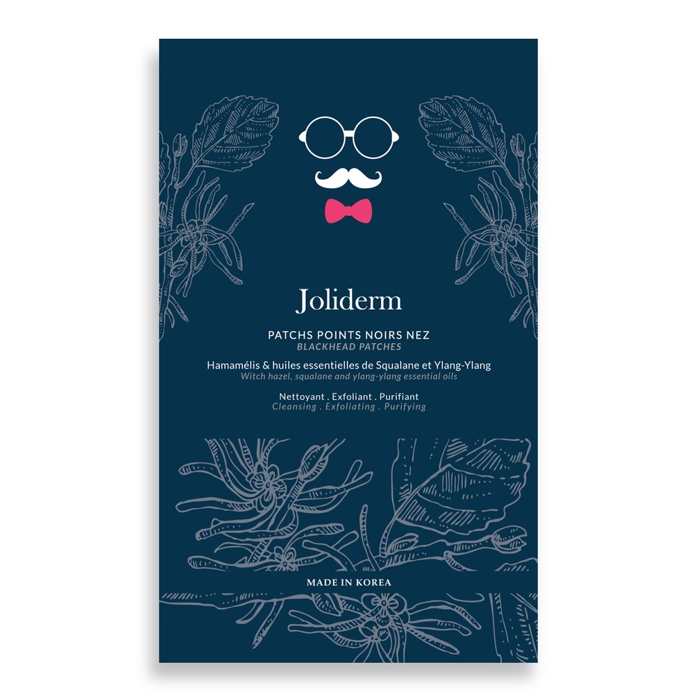 joliderm Patchs points noirs nez homme Patchs