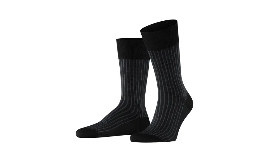 FALKE Herren Socken Oxford schwarz