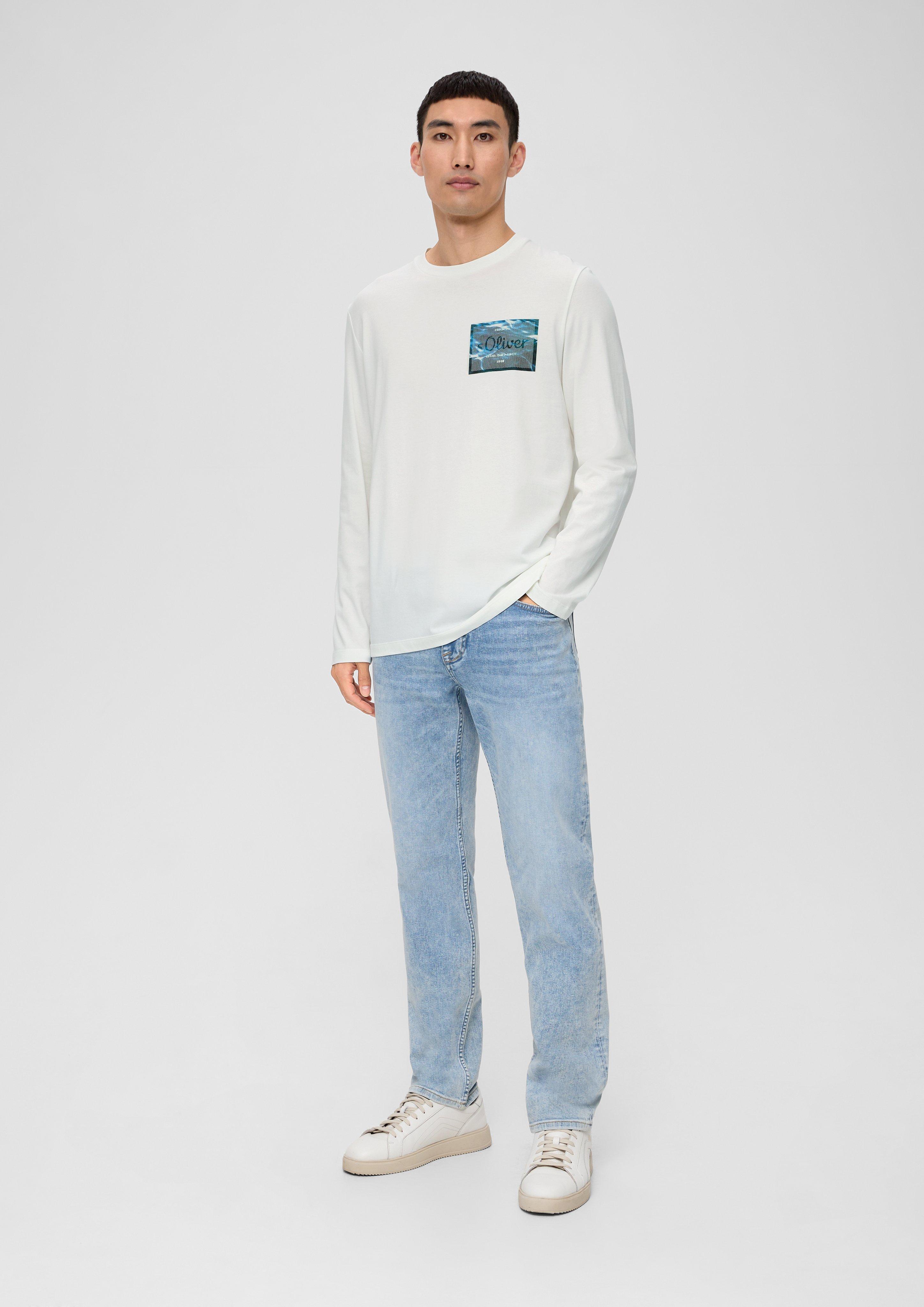 Longsleeve aus Baumwollstretch  2135693-01D1