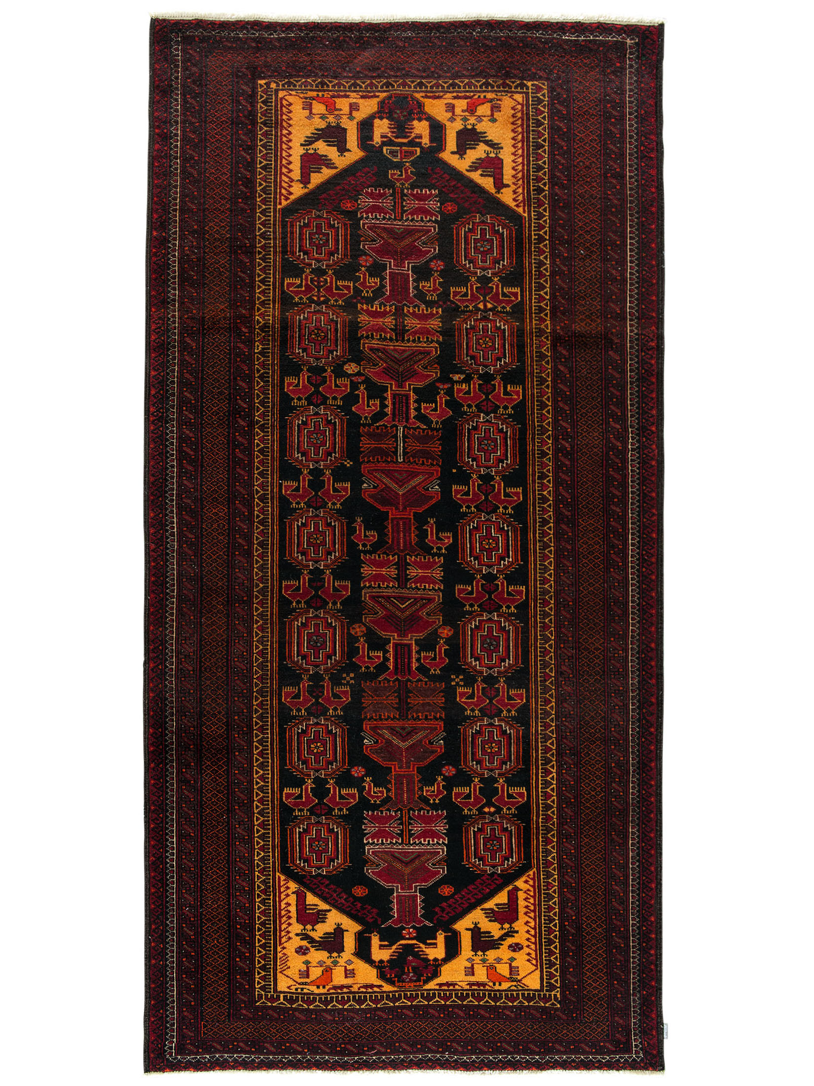 Belutsch ca. 128 x 260 cm, Unikat / Einzelstück