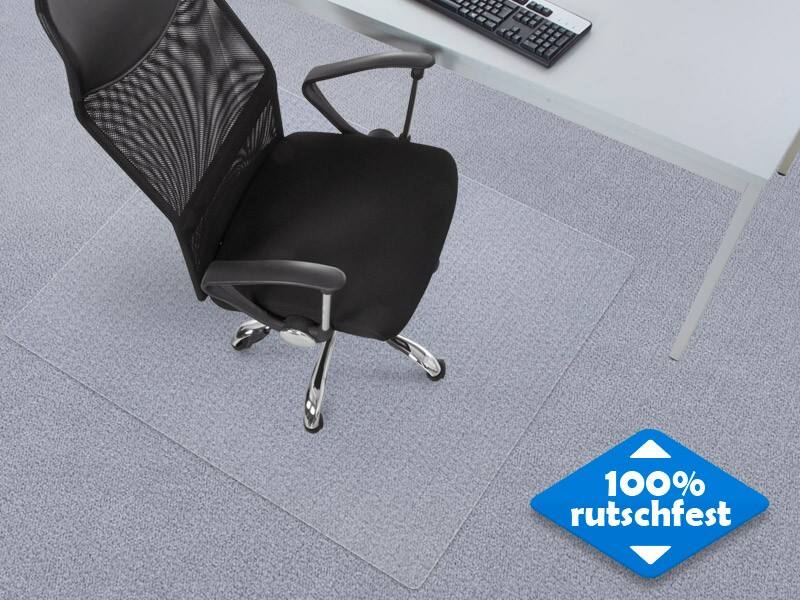Bodenschutzmatte Teppich Floordirekt Pro Neo Transparent Vinyl 1200 x 1500 mm
