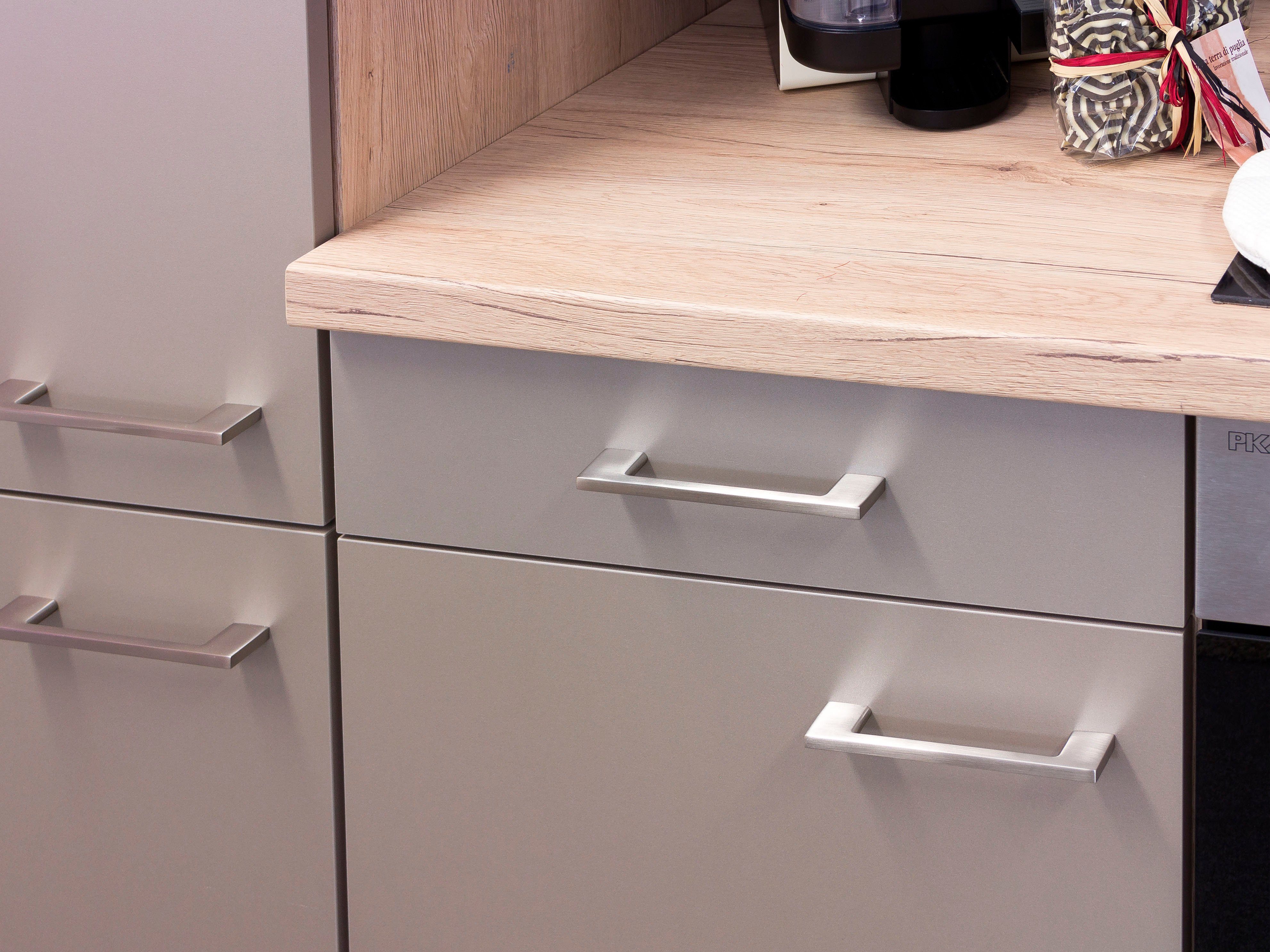 Flex-Well Küche Riva, mit E-Geräten, Stellmaß 280x170 cm, in vielen Farbvarianten erhältlich